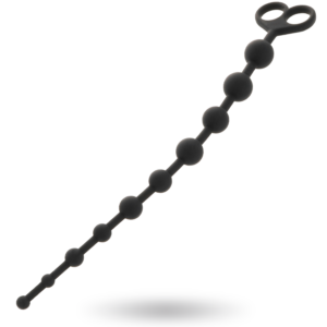 Intense Jaiden — Anal Beads, Silicone, Black — view 3