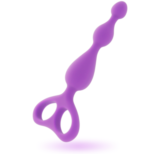 Intense Danti — Anal Beads, Silicone, Lilac — view 5