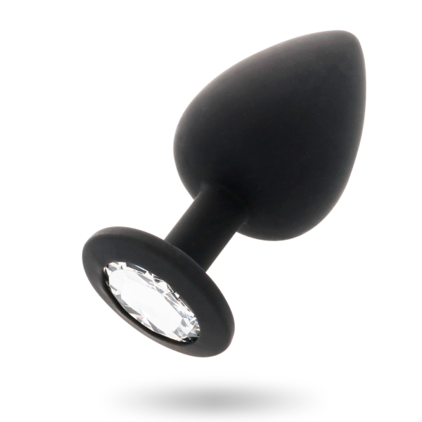 Intense Shelki — Butt Plug, Silicone, 7.2 cm, Black — Anal
