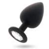 Intense Shelki — Butt Plug, Silicone, 8 cm, Black — Anal