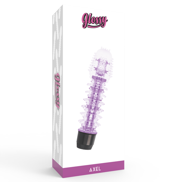 Glossy Axel — Vibrator, Waterproof, Lilac — Classic Vibrators — view 3