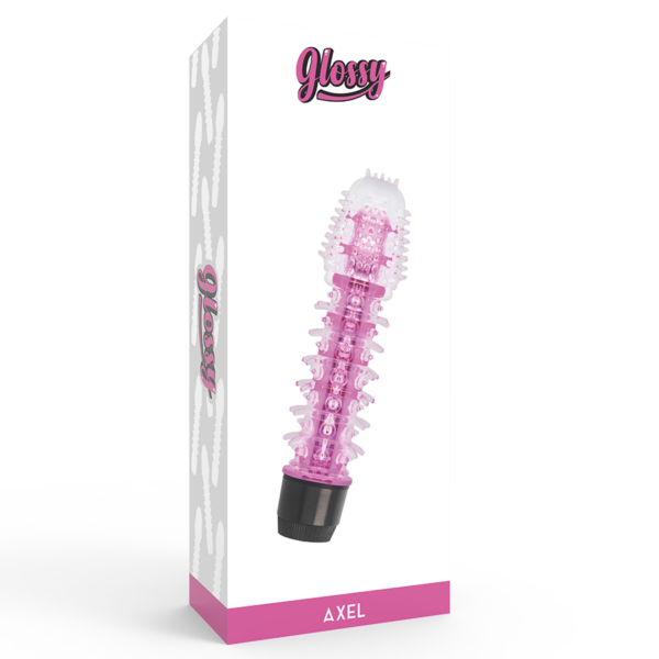 Glossy Axel — Vibrator, Waterproof, Pink — Classic Vibrators — view 4