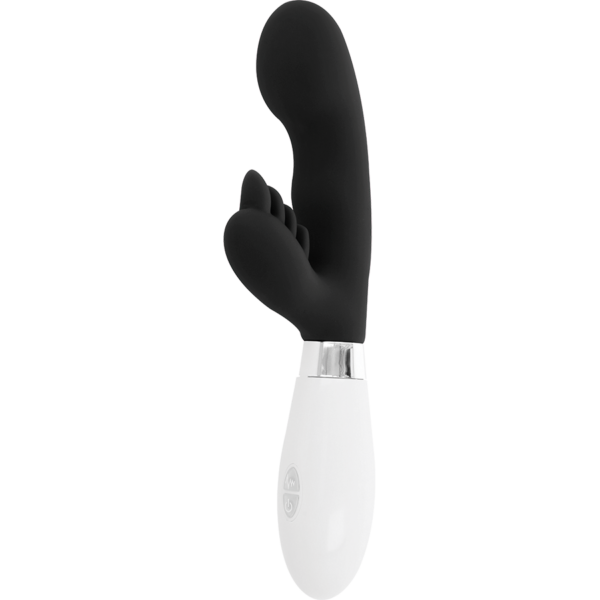Glossy Elvis — Rabbit Vibrator, Silicone, Black — Rabbit Vibrators — view 5