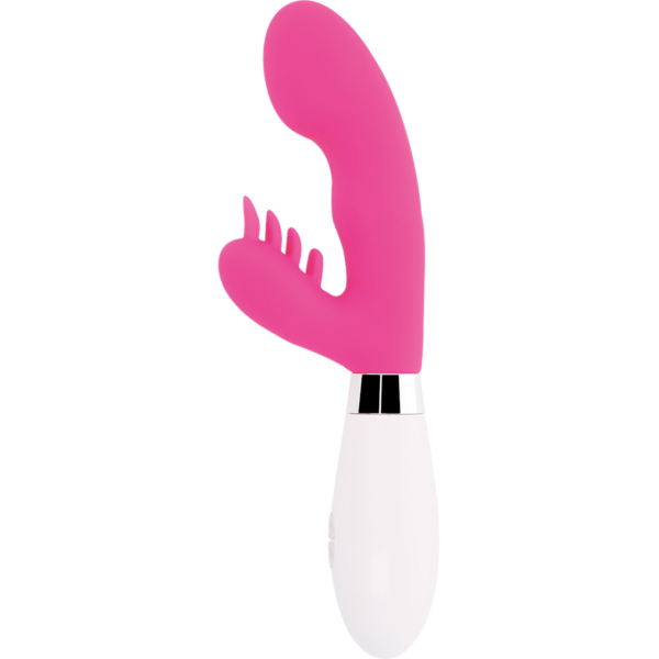 Glossy Elvis — Rabbit Vibrator, Silicone, Pink — Rabbit Vibrators — view 7