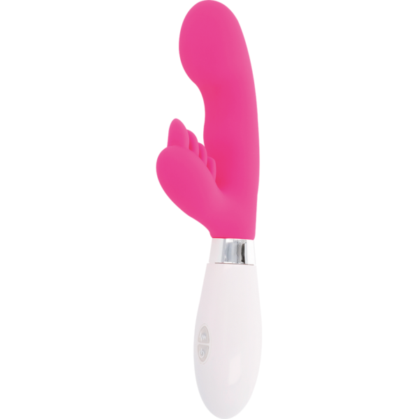 Glossy Elvis — Rabbit Vibrator, Silicone, Pink — Rabbit Vibrators — view 5