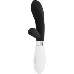 Glossy Jackson — Rabbit Vibrator, Silicone, Black — Rabbit Vibrators — view 4