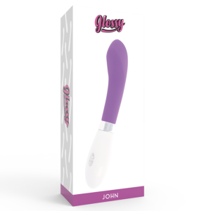 Glossy John — Vibrator, Waterproof, Purple — Classic Vibrators — view 3