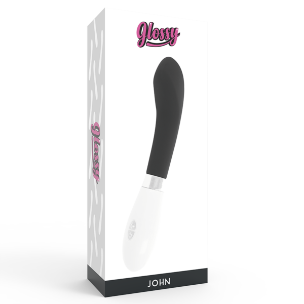 Glossy John — Vibrator, Waterproof, Black — Classic Vibrators — view 4