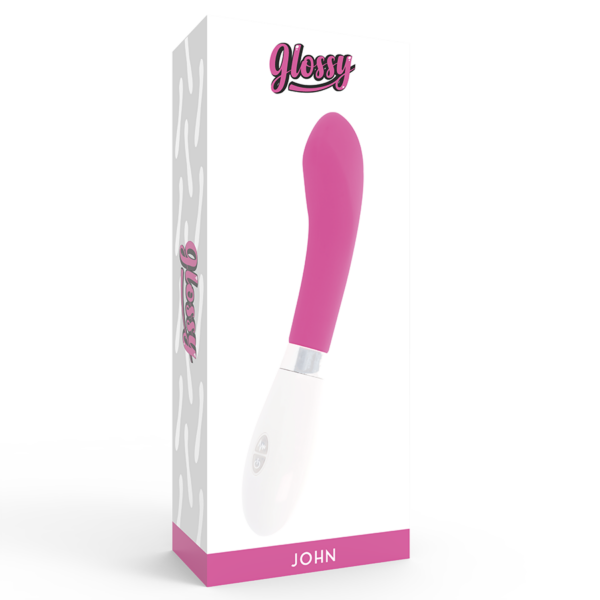 Glossy John — Vibrator, Waterproof, Pink — Classic Vibrators — view 6