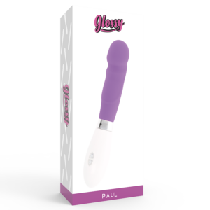 Glossy Paul — Realistic Vibrator, Waterproof, Purple — Realistic Vibrators — view 3