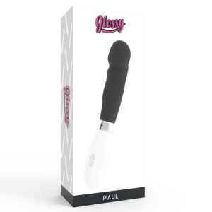 Glossy Paul — Realistic Vibrator, Waterproof, Black — Realistic Vibrators — view 3