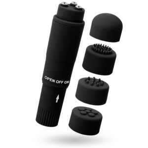 Glossy Kurt Pocket — Mini Vibrator, Waterproof, Black — Clitoral Stimulators — view 2