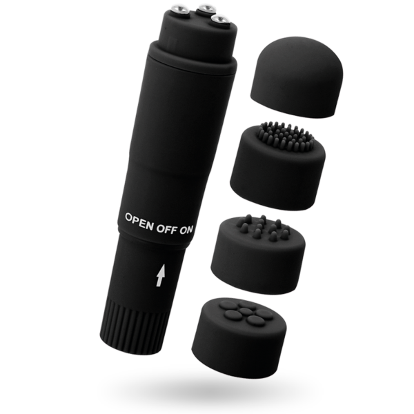 Glossy Kurt Pocket — Mini Vibrator, Waterproof, Black — Clitoral Stimulators — view 2