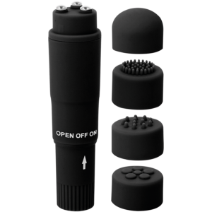 Glossy Kurt Pocket — Mini Vibrator, Waterproof, Black — Clitoral Stimulators — view 4