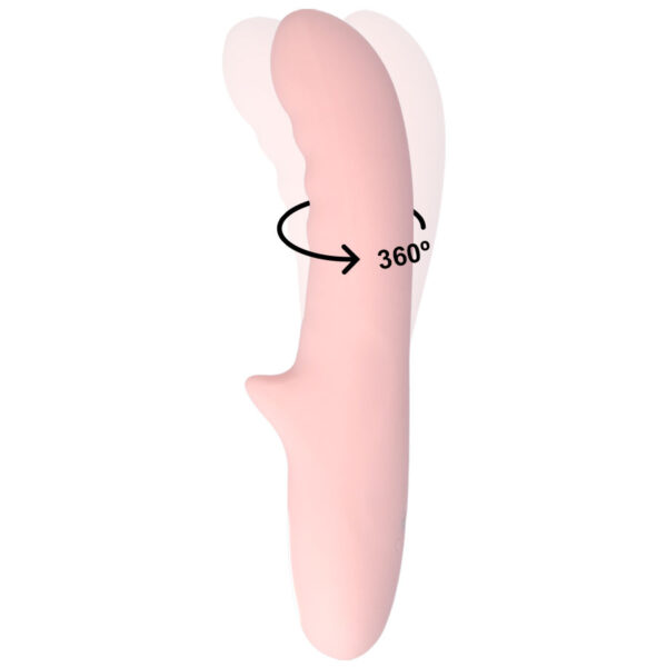 Mia Pisa — Rotating Vibrator, Silicone, Pink — G-Spot Vibrators — view 2