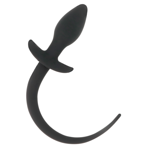 Darkness — Tail Butt Plug, Silicone, 28 cm, Black — Anal — view 4