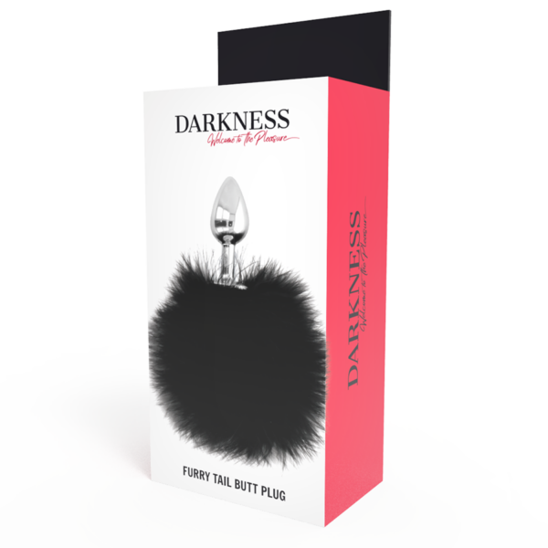 Darkness — Tail Butt Plug, 7 cm, Black — Anal — view 4