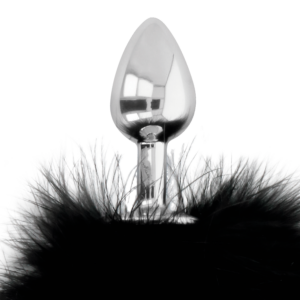 Darkness — Tail Butt Plug, 7 cm, Black — Anal — view 2