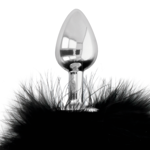 Darkness — Tail Butt Plug, 7 cm, Black — Anal — view 2