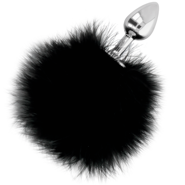 Darkness — Tail Butt Plug, 7 cm, Black — Anal — view 5