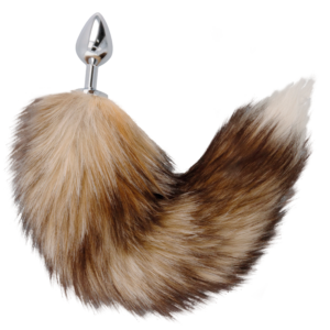Darkness — Tail Butt Plug, 8 cm, Brown — Anal