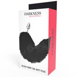 Darkness — Tail Butt Plug, 8 cm, Black — Anal — view 4