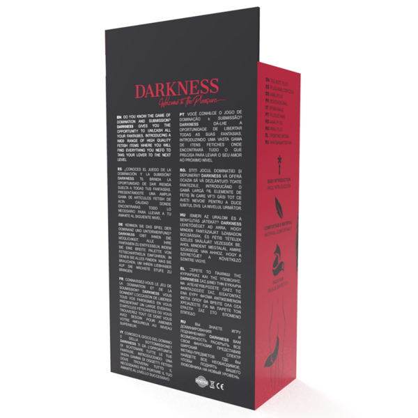 Darkness — Tail Butt Plug, 8 cm, Black — Anal — view 3