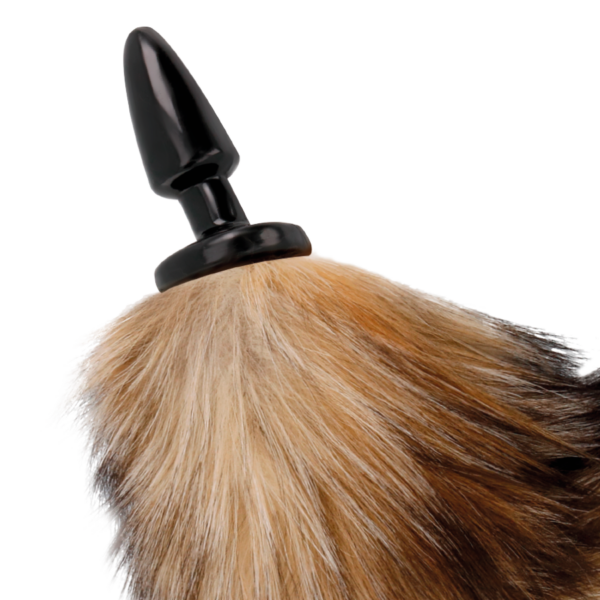 Darkness — Tail Butt Plug, Silicone, 10 cm, Natural — Anal — view 2