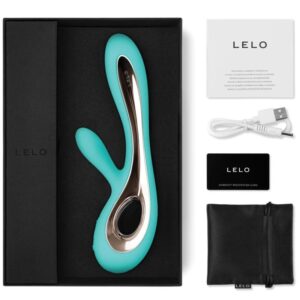 LELO Soraya 2 — Rabbit Vibrator, Waterproof, Aqua Green — Rabbit Vibrators — view 2