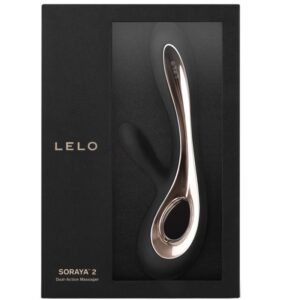 LELO Soraya 2 — Rabbit Vibrator, Waterproof, Black — Rabbit Vibrators — view 3