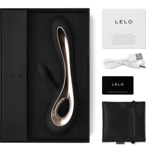 LELO Soraya 2 — Rabbit Vibrator, Waterproof, Black — Rabbit Vibrators — view 2