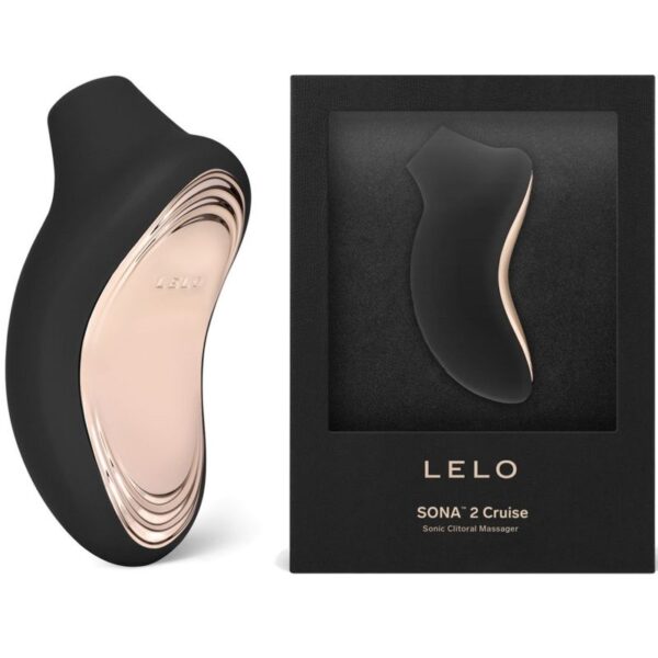 LELO Sona 2 Cruise — Clitoral Stimulator, Waterproof, Black — Air Pulse Vibrators — view 2