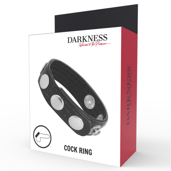 Darkness — Cock Ring, Leather — Classic Cock Rings — view 3