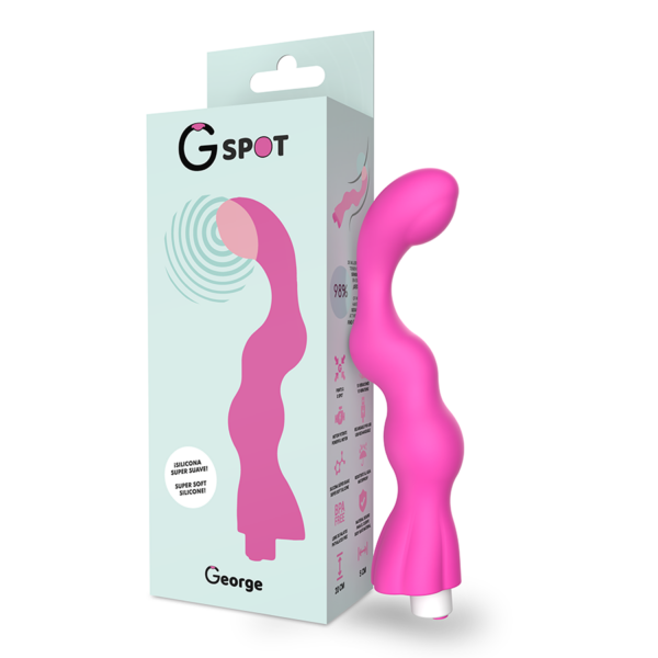 G-Spot George — G-Spot Vibrator, Rechargeable, Gum Pink — Classic Vibrators