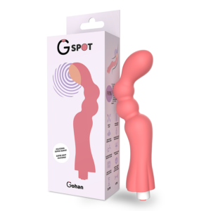 G-Spot Gohan — G-Spot Vibrator, Rechargeable, Light Red — Classic Vibrators