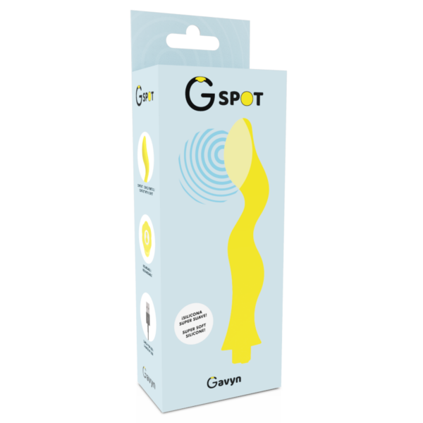 G-Spot Gavyn — G-Spot Vibrator, Rechargeable, Yellow — Classic Vibrators — view 4