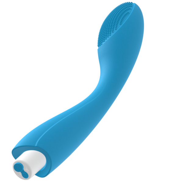 G-Spot Gylbert — G-Spot Vibrator, Rechargeable, Turquoise Blue — Classic Vibrators — view 5