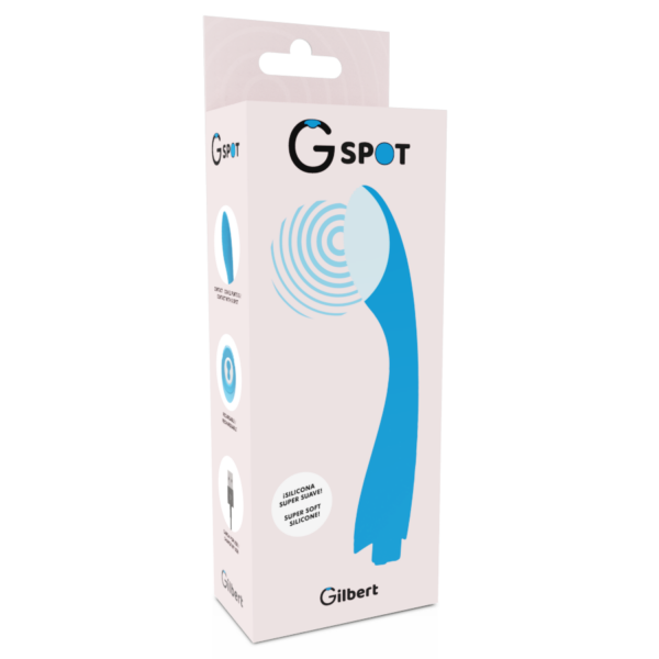 G-Spot Gylbert — G-Spot Vibrator, Rechargeable, Turquoise Blue — Classic Vibrators — view 4