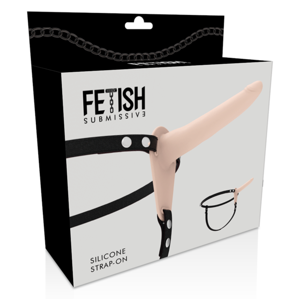 Fetish Submissive — Strap-On, Silicone, 15 cm, Flesh — Non-Vibrating Harnesses — view 3