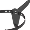 Fetish Submissive — Vibrating Strap-On, Silicone, 15 cm, Black — Strap-Ons & Harnesses