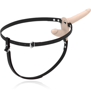 Fetish Submissive Double — Vibrating Strap-On, Silicone, Flesh — Double Penetration Strap-Ons — view 3