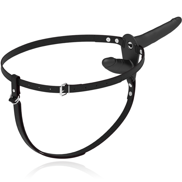 Fetish Submissive Double — Vibrating Strap-On, Silicone, Black — Double Penetration Strap-Ons — view 5