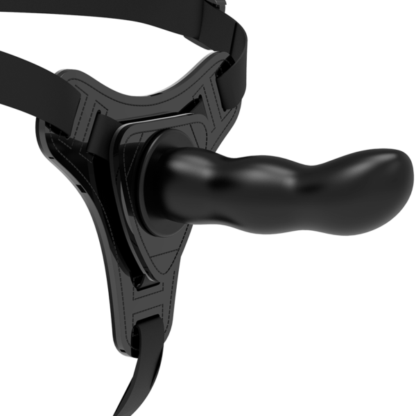 Fetish Submissive G-Spot — Strap-On, Silicone, 16 cm, Black — Non-Vibrating Harnesses