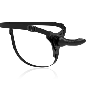 Fetish Submissive Realistic — Strap-On, Silicone, 16 cm, Black — Non-Vibrating Harnesses — view 2
