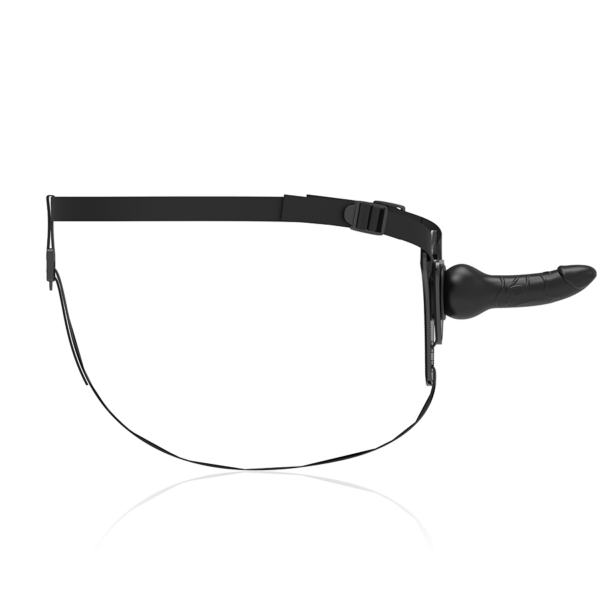Fetish Submissive Realistic — Strap-On, Silicone, 16 cm, Black — Non-Vibrating Harnesses — view 4