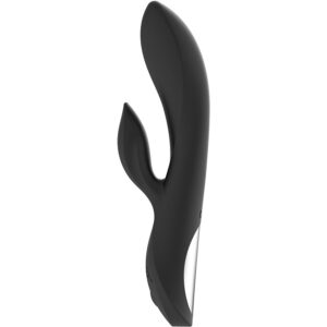 Black & Silver Kaultz — Rabbit Vibrator, Rechargeable — G-Spot Vibrators — view 4