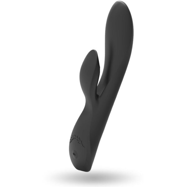 Black & Silver Kaultz — Rabbit Vibrator, Rechargeable — G-Spot Vibrators — view 6