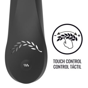 Black & Silver Kaultz — Rabbit Vibrator, Rechargeable — G-Spot Vibrators — view 3