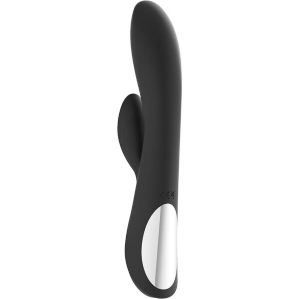 Black & Silver Kaultz — Rabbit Vibrator, Rechargeable — G-Spot Vibrators — view 7