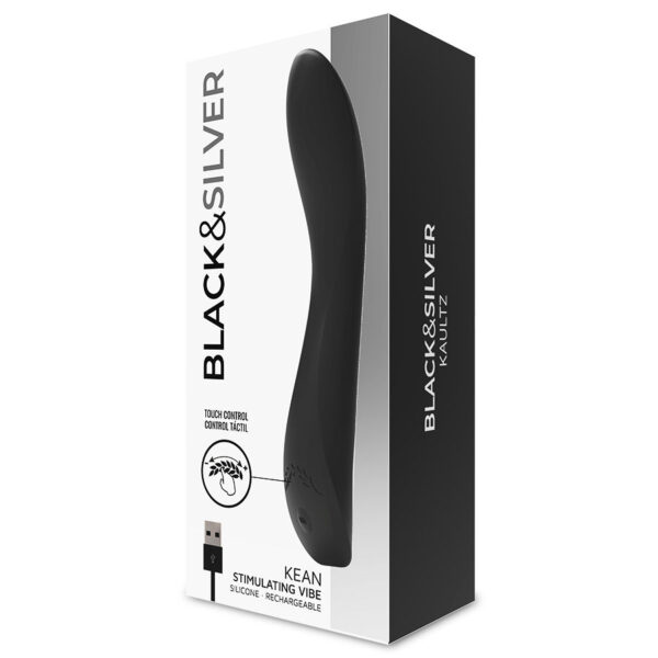 Black & Silver Kean — G-Spot Vibrator, Rechargeable — G-Spot Vibrators — view 8
